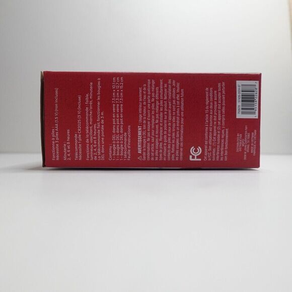 Ashland White Snowflake LED Glass Wax Candle Set - Picture 4 of 6